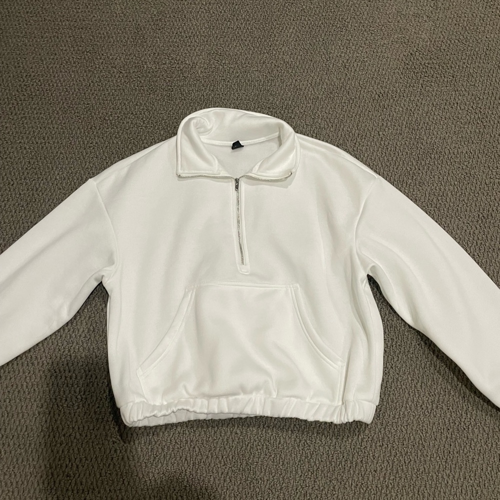 Sweatshirts and zip-ups!